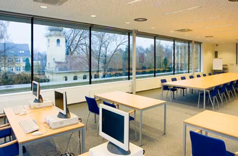 lecture room glazing